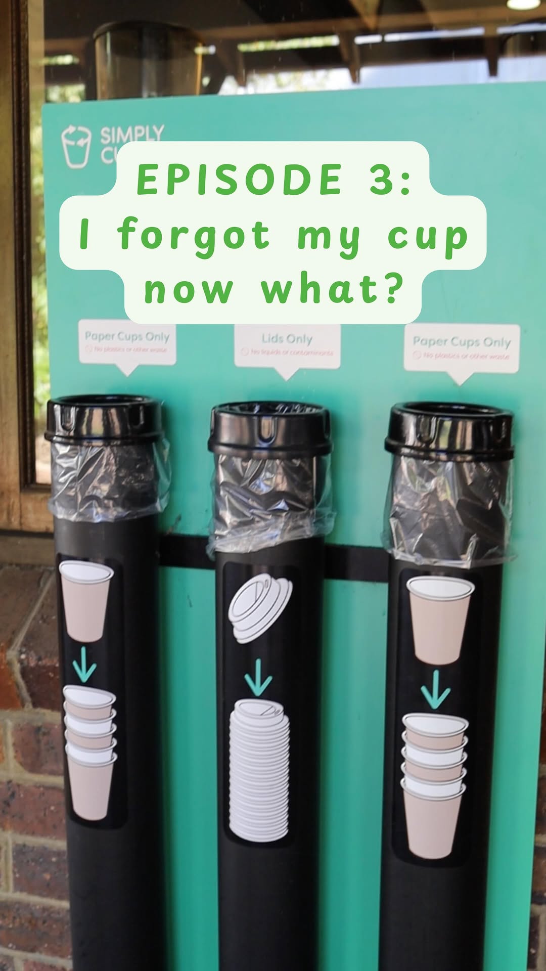 See how you can recycle your single use cups
